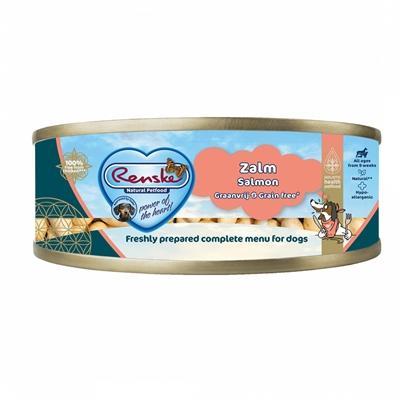 Renske Graanvrij vers bereid zalm natvoer hond (blikjes) 1 tray (24 x 95 g) Renske Graanvrij vers bereid zalm natvoer hond (blikjes) 1 tray (24 x 95 g)