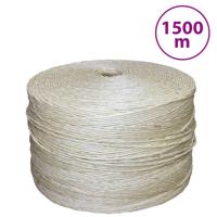 VidaXL Touw 2 mm 1500 m 100% sisal - thumbnail