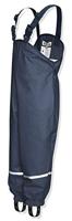 Playshoes regenbroek bretels katoen gevoerd Uni Marine-140 - thumbnail