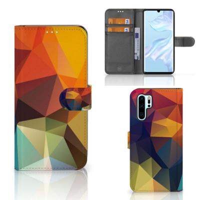 Huawei P30 Pro | Book Case | Polygon Color