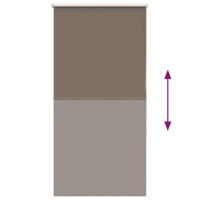Rolgordijn verduisterend koffie 75x175 cm stofbreedte 70,7 cm - thumbnail