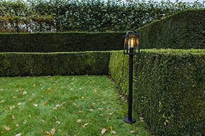 Lutec Leuke tuinlampKelsey zwart M - 7273605012