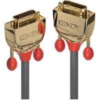 LINDY 36202 2m DVI-D Dual Link kabel, Gold Line, grijs - thumbnail