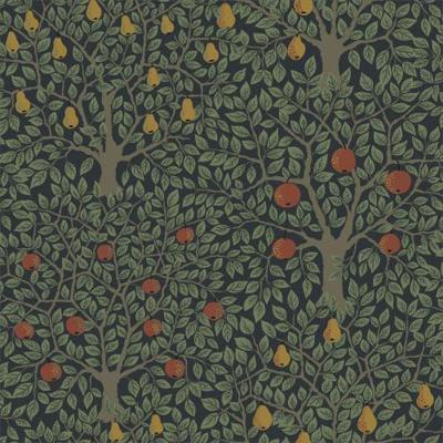 Dutch Wallcoverings Gronhaga - Pomona Black - Zwart