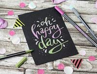 STABILO Pen 68 metallic viltstift, 8 kleuren, metalen doos van 8 stuks - thumbnail