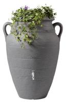 Garantia regenton amphora antraciet 600 liter met plantenbak - thumbnail