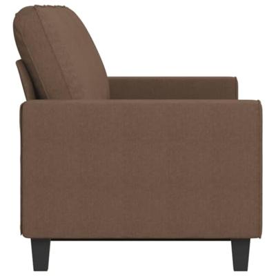 Driezitsbank 180 cm stof bruin