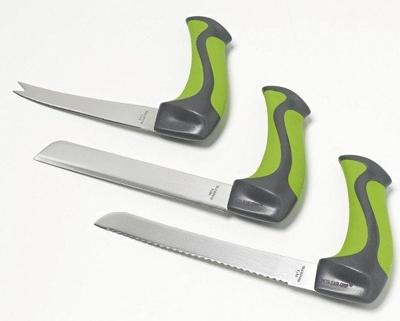 Vleesmes met gehoekt handvat | Lengte mes 18 cm | Roestvrijstaal | Anti-slip handvat | Vaatwasmachinebestendig | PR63018