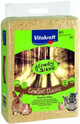 Vitakraft Houtvezel comfort classic, 60 liter