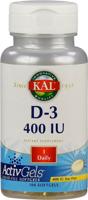 Kal Vitamine D3 10mcg Capsules - thumbnail