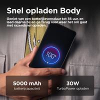 moto g75 5G 256GB, Handy Charcoal Gray, Android 14, 8 GB LPDDR4X - thumbnail