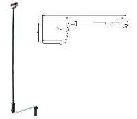 Slinger Kogelhaak 220cm - thumbnail