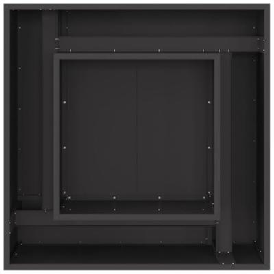 VidaXL Vuurkorf zwart 80 x 80 x 40 cm staal VidaXL Vuurkorf zwart 80 x 80 x 40 cm staal