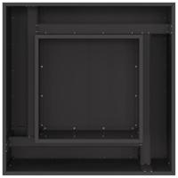 Vuurkorf Zwart 80 x 80 x 40 cm Koudgewalst staal - thumbnail