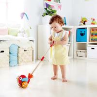 Hape lilly vogel houten duwstok met geluid - thumbnail