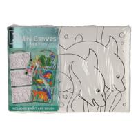 Wins Holland Canvas schilderset onderwaterwereld, set van 3 stuks - thumbnail