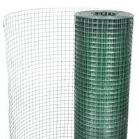 Kippengaas 25x1 m gegalvaniseerd staal met PVC-coating groen - thumbnail