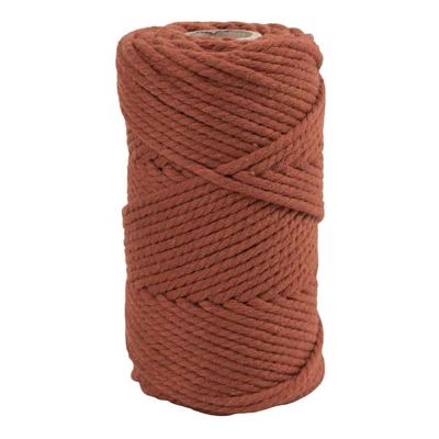 Creativ Company Macrame koord bunt orange, 55m