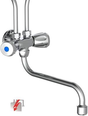 SCHÜTTE tweeknopsmengkraan lage druk chroomkleurig