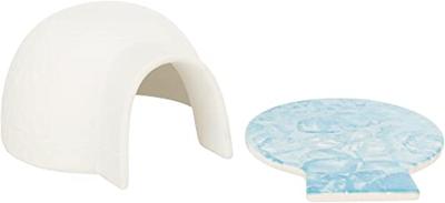 Trixie hamster iglo met koelplaat keramiek wit