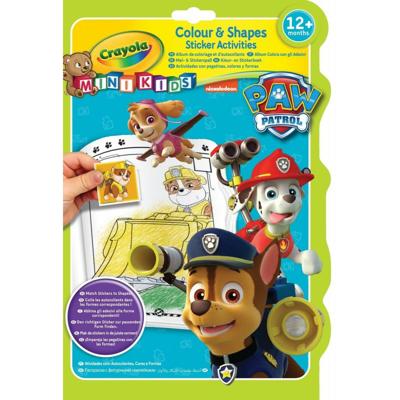 Crayola mini kleuren stickerboek paw patrol