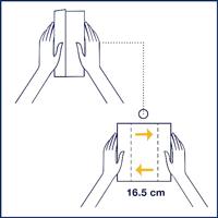 Servet tork n14 advanced multifold 2laags naturel - thumbnail