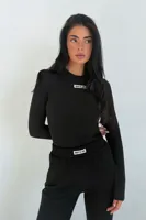 Unique The Label Nena Longsleeve Dames Zwart - Maat XS - Kleur: Zwart | Soccerfanshop - thumbnail