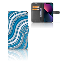 Apple iPhone 13 | Telefoon Hoesje | Waves Blue - thumbnail