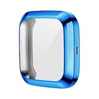 Fitbit Versa 2 Soft TPU case (volledig beschermd) - Blauw - thumbnail