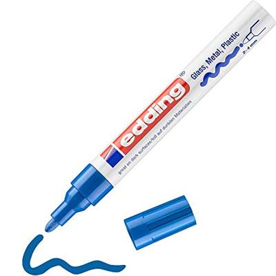 Edding glanslakmarker e-750 CR blauw