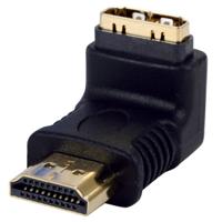 Haakse HDMI adapter verguld - thumbnail