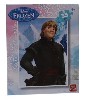 King legpuzzel Frozen Kristoff junior karton 35 stukjes King legpuzzel Frozen Kristoff junior karton 35 stukjes