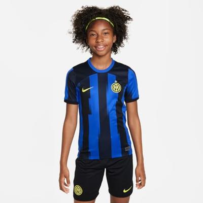 Inter Milan Shirt Thuis Junior 2023/2024 - Maat 128 - Kleur: ZwartBlauw | Soccerfanshop
