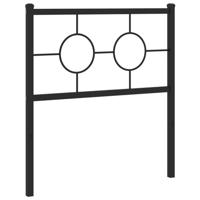 Hoofdbord 80 cm metaal zwart - thumbnail