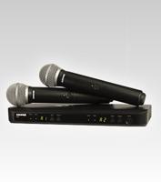 Shure BLX288E/PG58-M17 (662-686 MHz) dual handheld draadloos - thumbnail