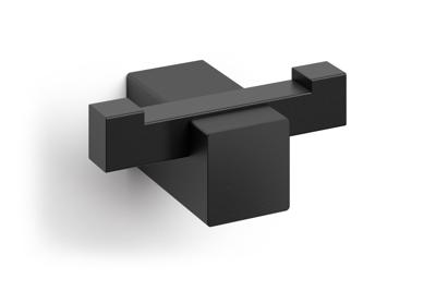 ZACK Carvo Dubbele Handdoekhaak 6,5x4,5x2,6cm zwart ZACK Carvo Dubbele Handdoekhaak 6,5x4,5x2,6cm zwart