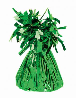 Amscan Ballongewicht feesthoed groen 12 cm | 24 stuks