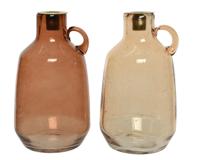 Kandelaar glas d12.5h22 cm a2 Decoris - Decoris - thumbnail