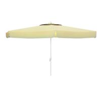 Marbueno Parasol Aluminium 8 Baren D270 cm Polyester Wit Tuin, Zwembad en Terras 10182 - thumbnail