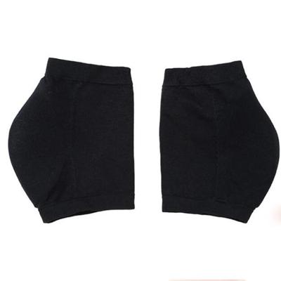 Winter anti-kraken siliconen hydraterende hiel sokken één paar grootte: L code (42-46) (zwart)