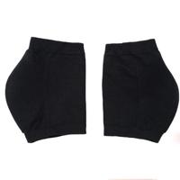 Winter anti-kraken siliconen hydraterende hiel sokken één paar grootte: L code (42-46) (zwart) - thumbnail