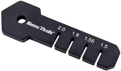Katana dc-1 wear gauge for brake discs