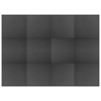 VidaXL Vloermatten 12 st 4,32 ㎡ eva-schuim zwart - thumbnail