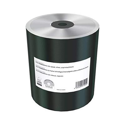 CD-R 700MB|80min 52x schrijfsnelheid, zilver, onbedrukt/blank, pak van 100 in folie (krimp)