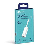 TP-Link UE300C USB Type-C naar RJ45 Gigabit Ethernet-netwerkadapter Wifi adapter Wit - thumbnail