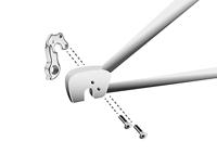 Union derailleurpad gh-043 met schroefset m4x0.7 - thumbnail