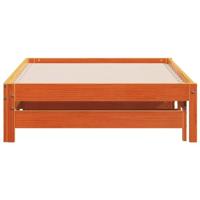 Slaapbank met onderschuifbed 80x200 cm massief grenenhout - thumbnail