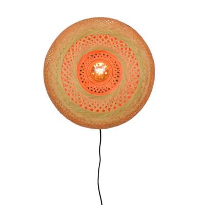 GOOD&MOJO Wandlamp 'Palawan' 40cm, Bamboe, kleur Naturel GOOD&MOJO Wandlamp 'Palawan' 40cm, Bamboe, kleur Naturel