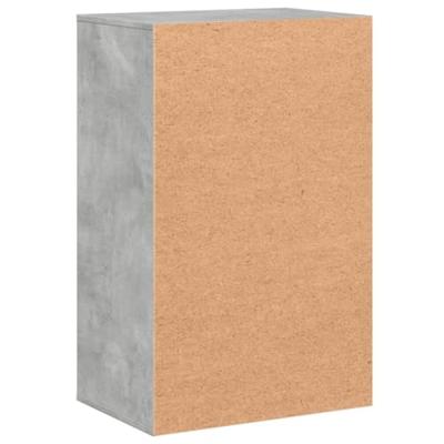 Opbergkast 56,5x39x90 cm bewerkt hout betongrijs - thumbnail