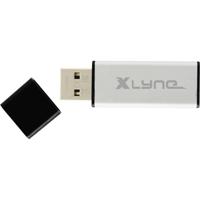 xlyne ALU USB flash drive 16 GB USB Type-A 2.0 Zwart, Zilver - thumbnail